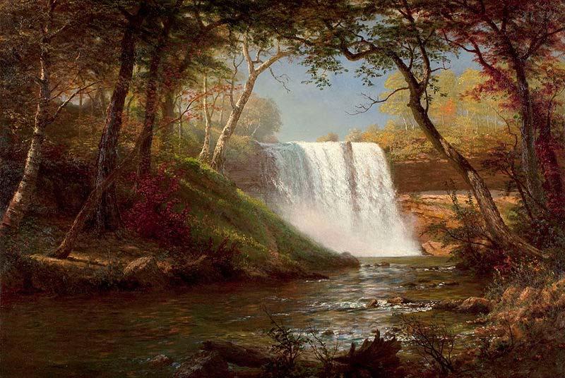 Albert Bierstadt Minnehaha Falls oil painting picture